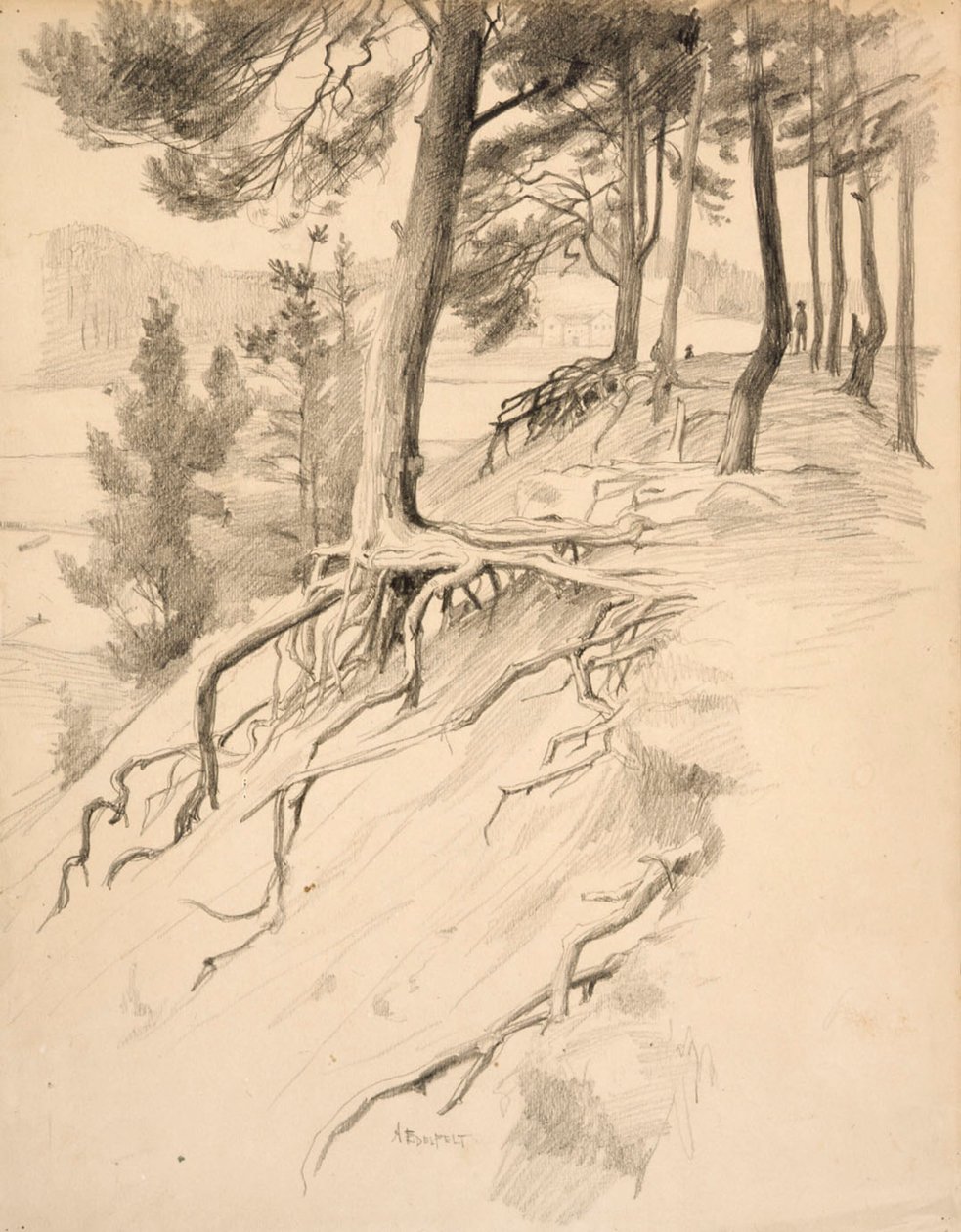 Linnanmäki, Porvoo af Albert Edelfelt