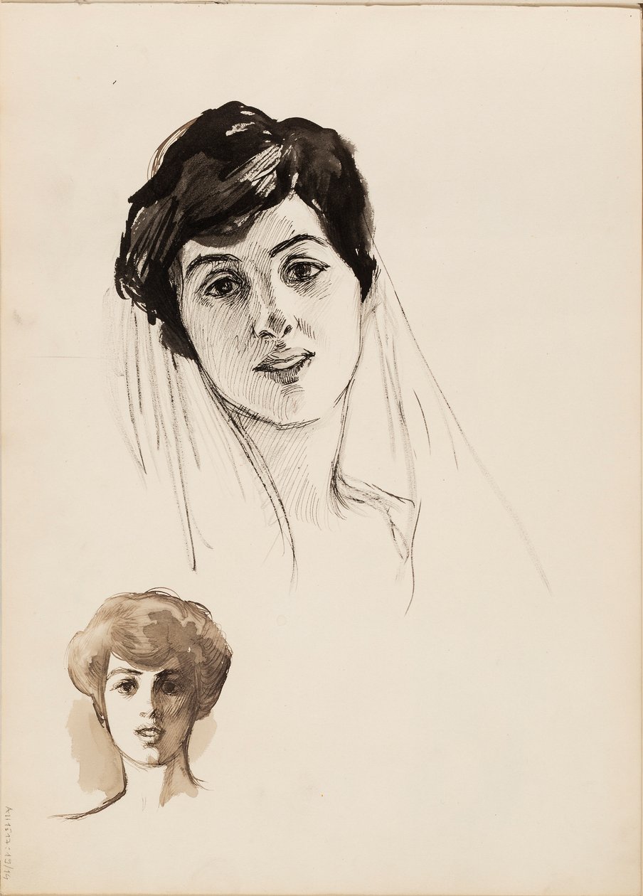 Kvindelige figurer af Albert Edelfelt