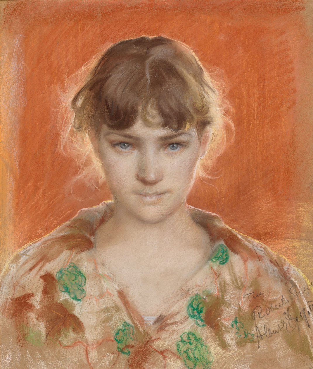 Pariser model i morgenkåbe (Pariser model i morgenkåbe) af Albert Edelfelt