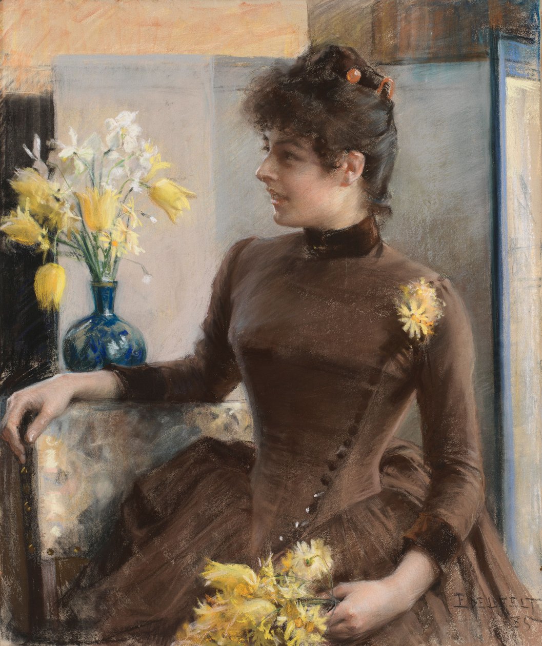 Pariserinde af Albert Edelfelt