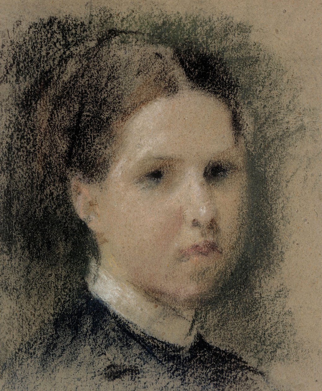 Portræt af Annie Edelfelt af Albert Edelfelt