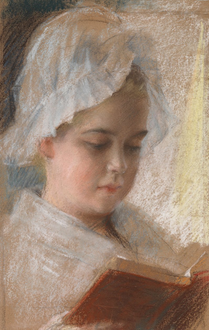 Portræt af Berta Edelfelt, skitse af Albert Edelfelt