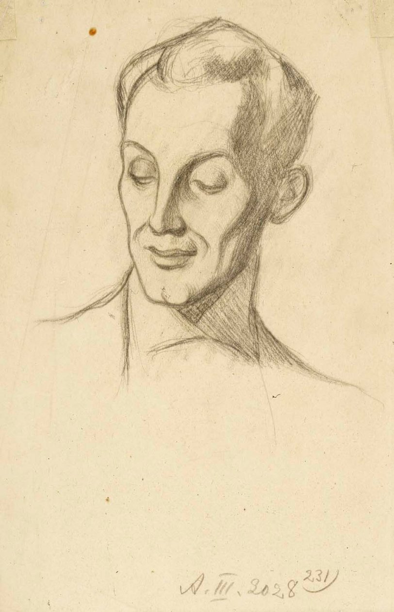 Portræt af Bruno Aspelin af Albert Edelfelt