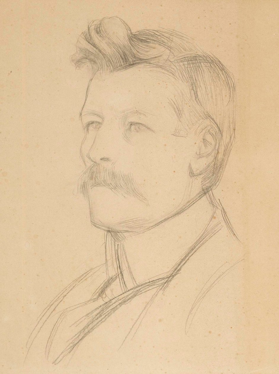 Portræt af Emil Wikström, leder af Albert Edelfelt