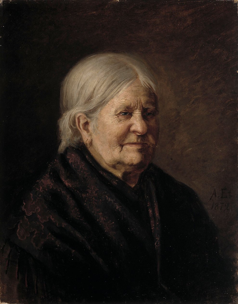 Portræt af Fredrika Snygg (Tajta) af Albert Edelfelt