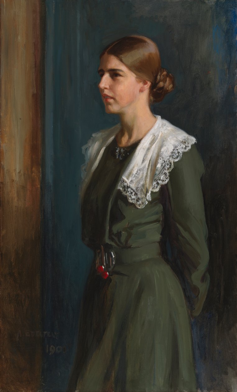 Portræt af fru Michaela Pooley (født Krohn) af Albert Edelfelt