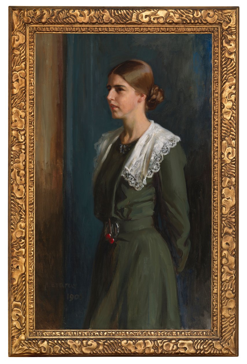 Portræt af fru Michaela Pooley (født Krohn) af Albert Edelfelt