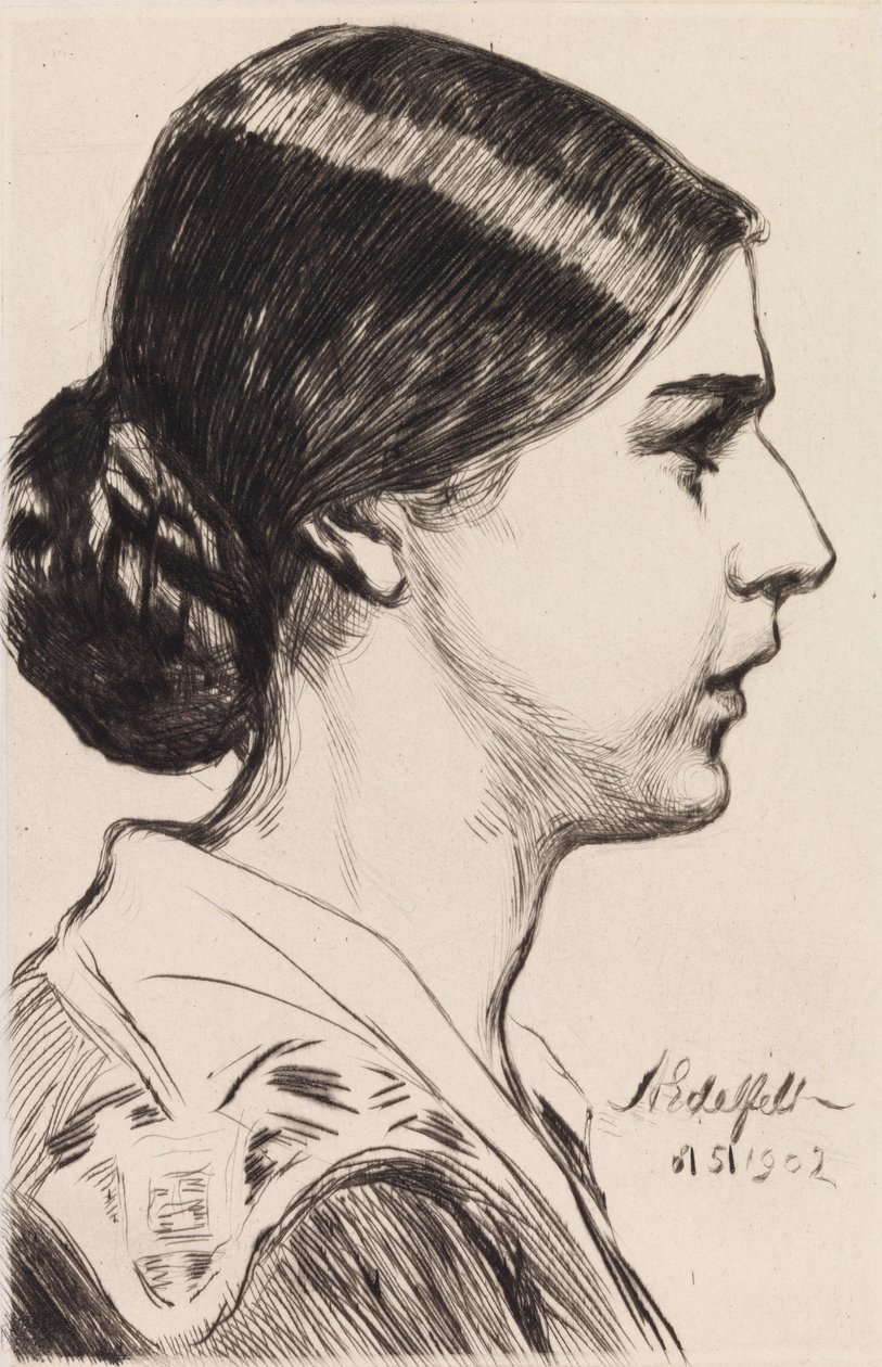 Portræt af fru Michaela Pooley (født Krohn) af Albert Edelfelt
