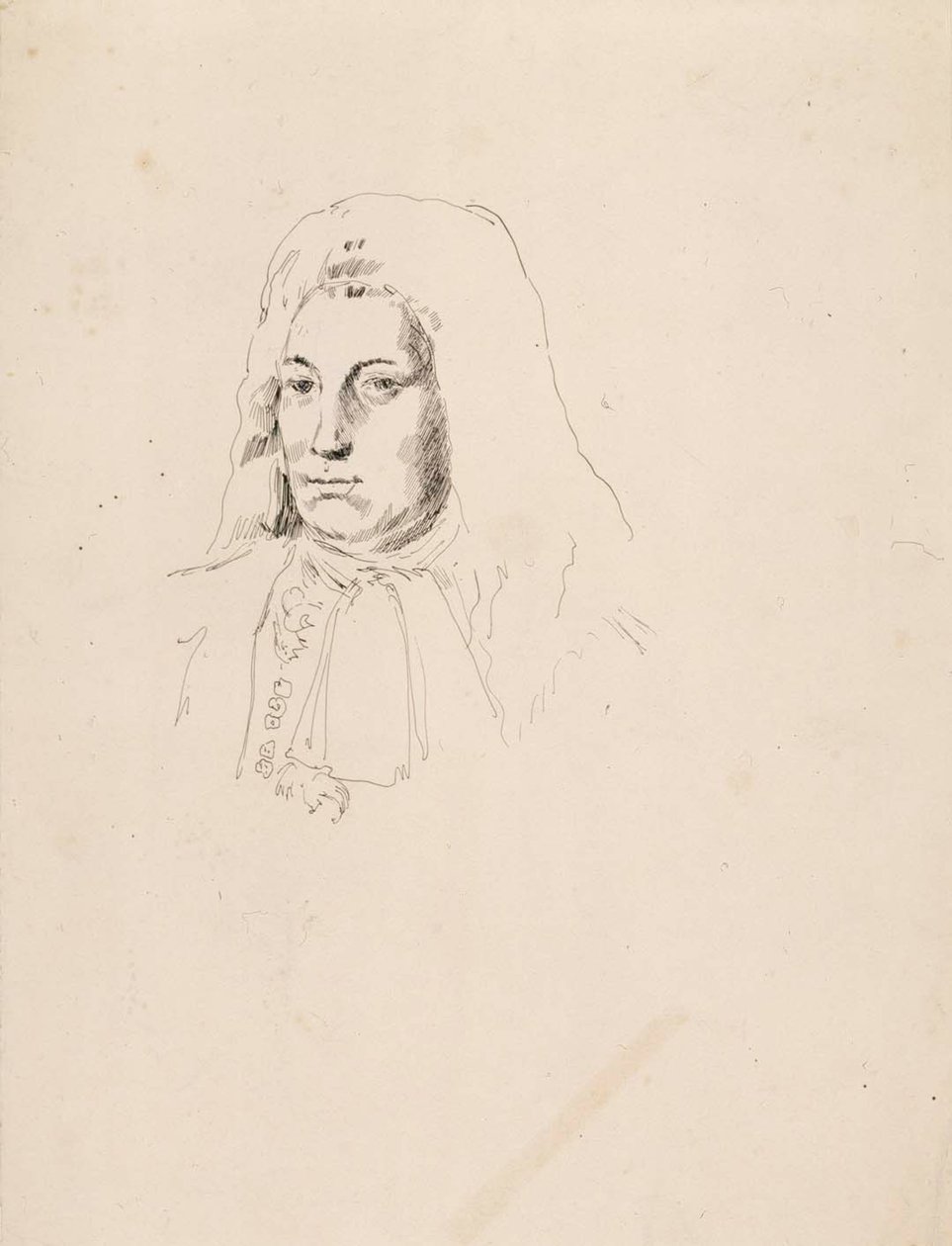 Portræt af en mand af Albert Edelfelt