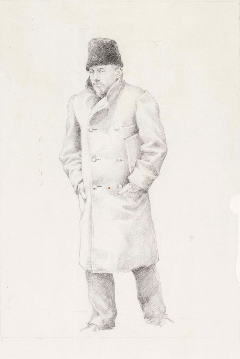 Portræt af en mand af Albert Edelfelt
