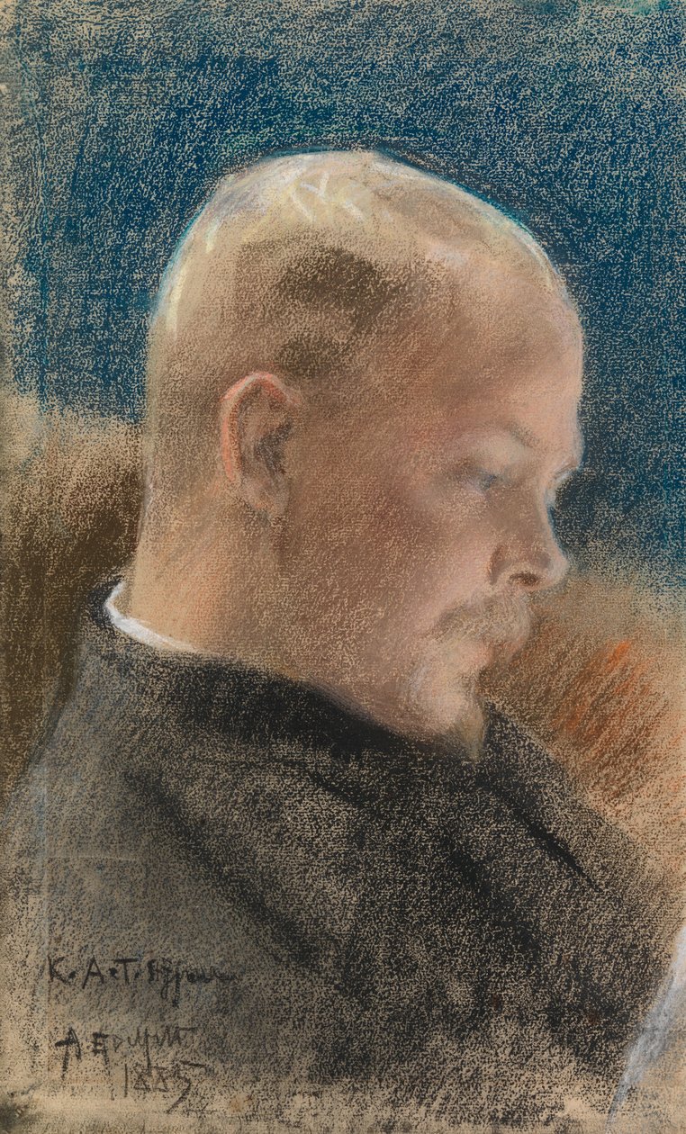 Portræt af forfatteren Karl A. Tavaststjerna af Albert Edelfelt
