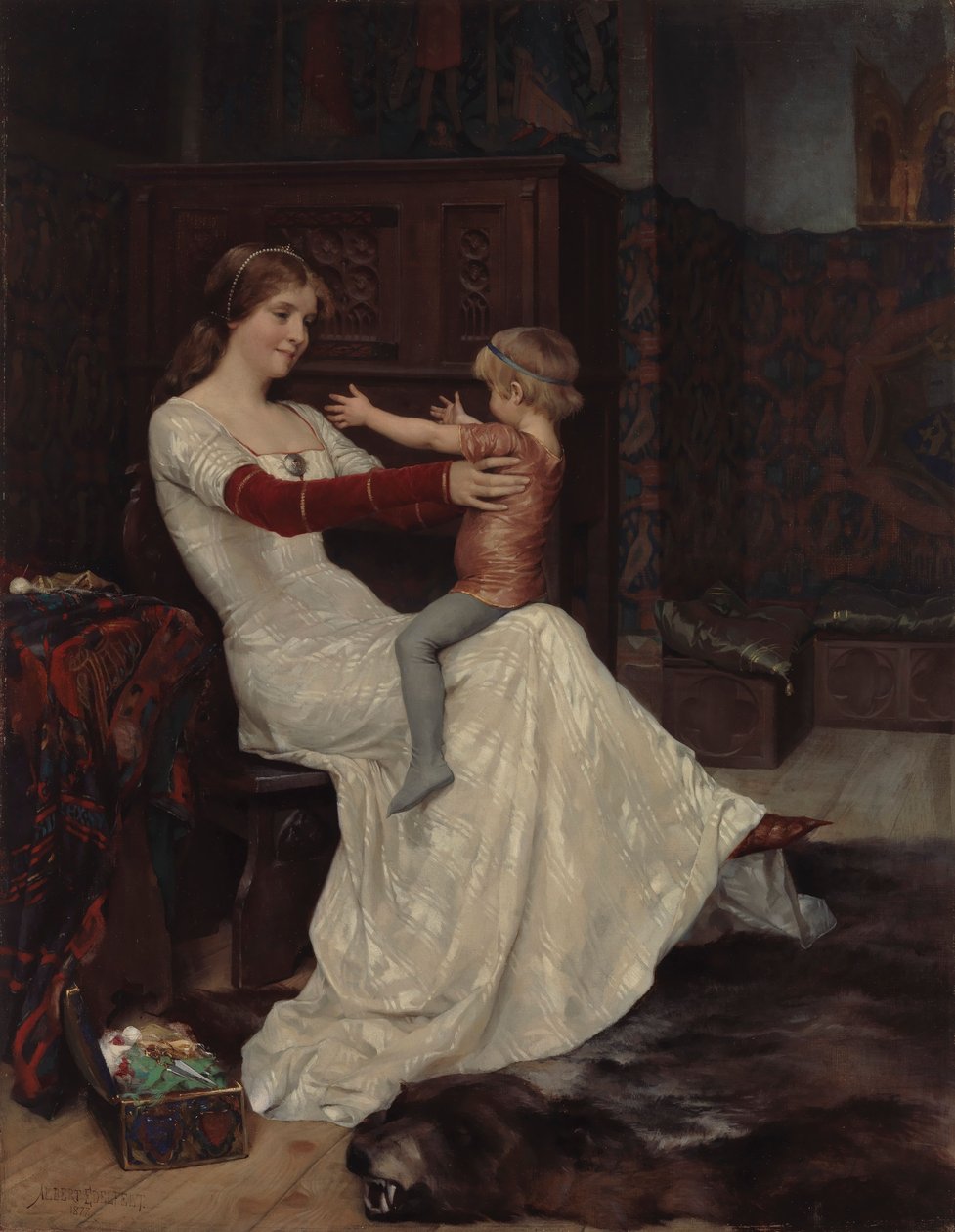 Dronning Bianca af Albert Edelfelt