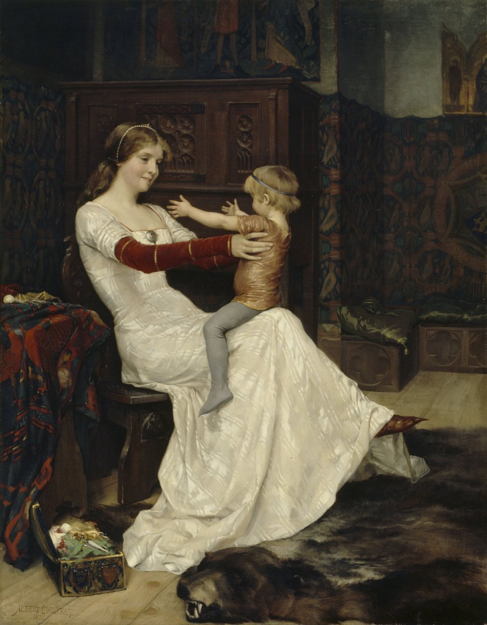 Dronning Bianca af Albert Gustaf Aristides Edelfelt