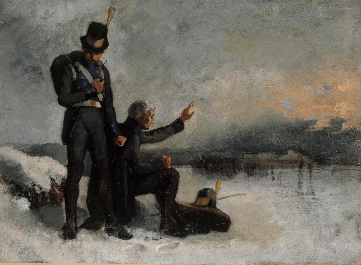 Scene fra den finske krig af Albert Edelfelt