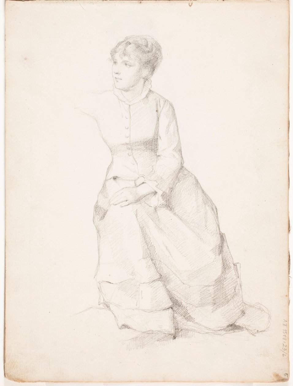 Siddende kvinde af Albert Edelfelt
