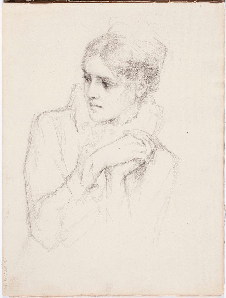 Skitse af hertug Karl, der fornærmer Klaus Flemings lig af Albert Edelfelt