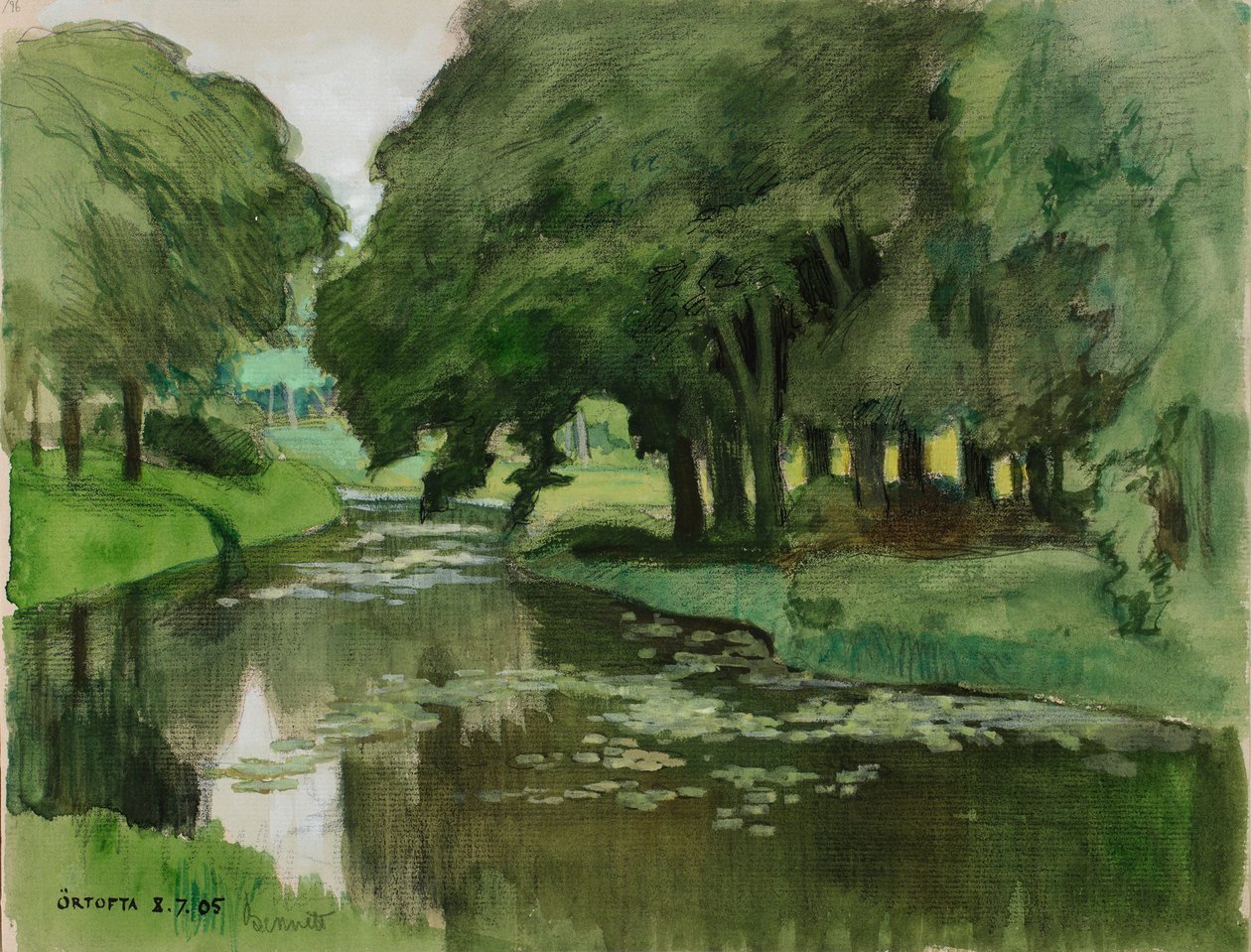 Skitsebog af Albert Edelfelt