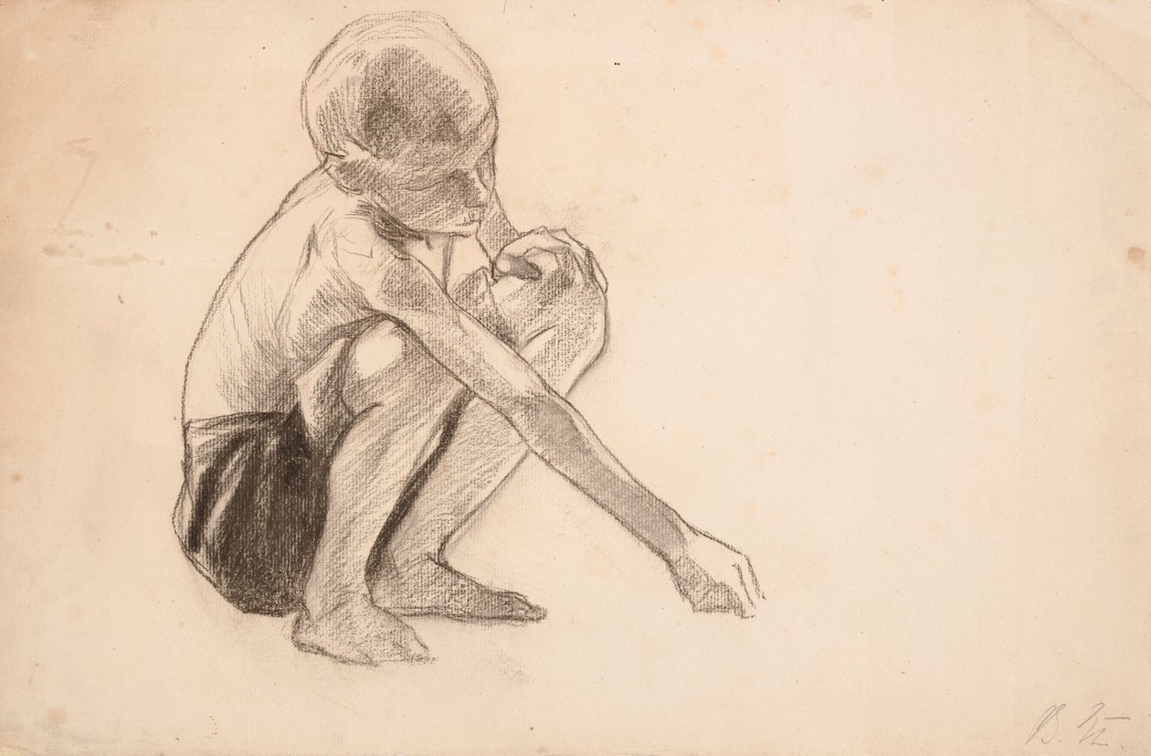 Studie til »Drenge, der leger ved stranden« af Albert Edelfelt