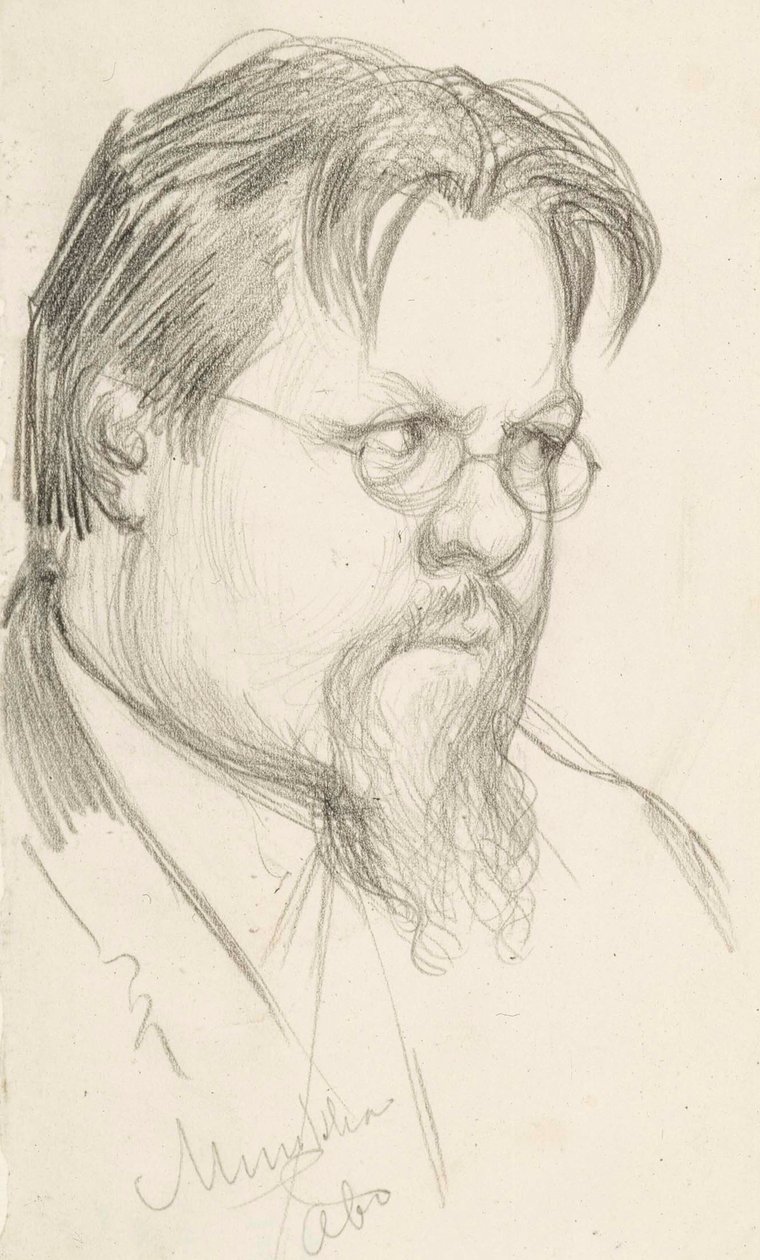Kunstneren Elias Muukka af Albert Edelfelt