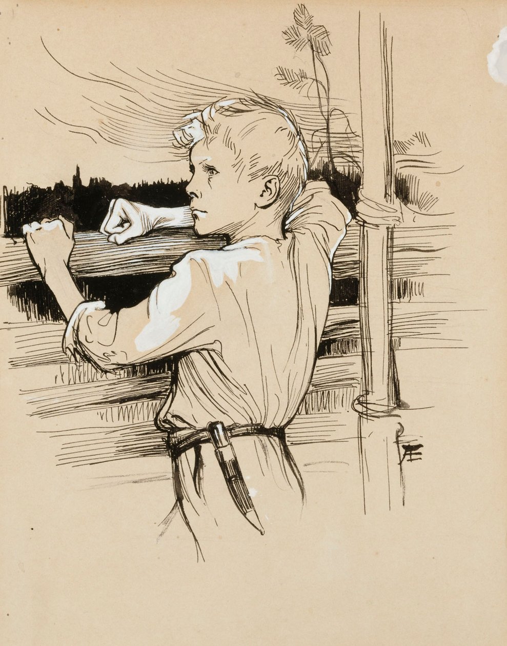 Soldatdrengen af Albert Edelfelt