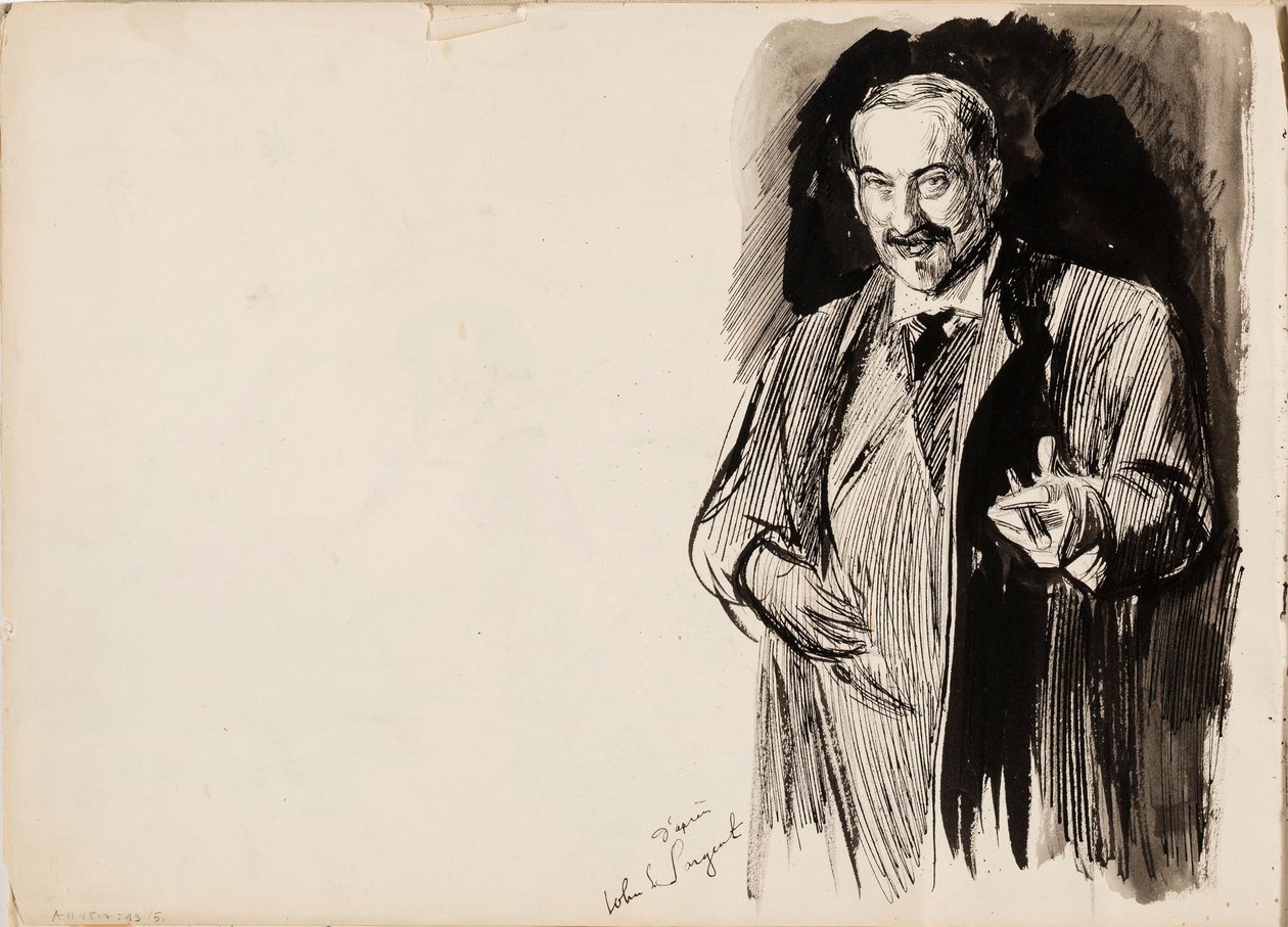 Asher Wertheimer efter John S. Sargent af Albert Edelfelt