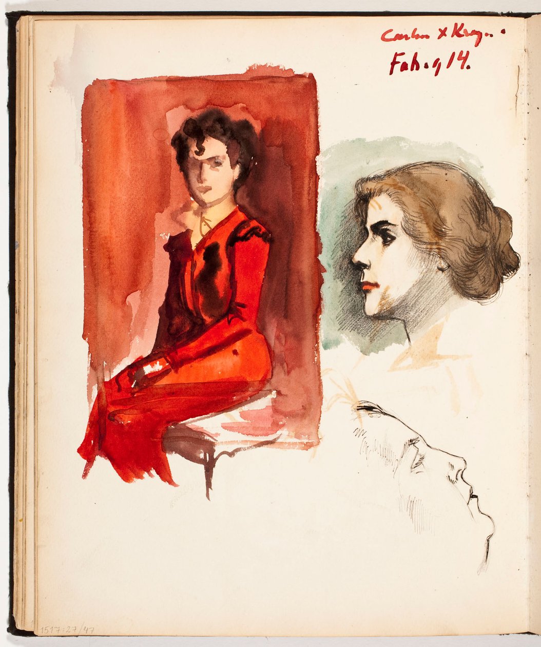 Uden titel af Albert Edelfelt