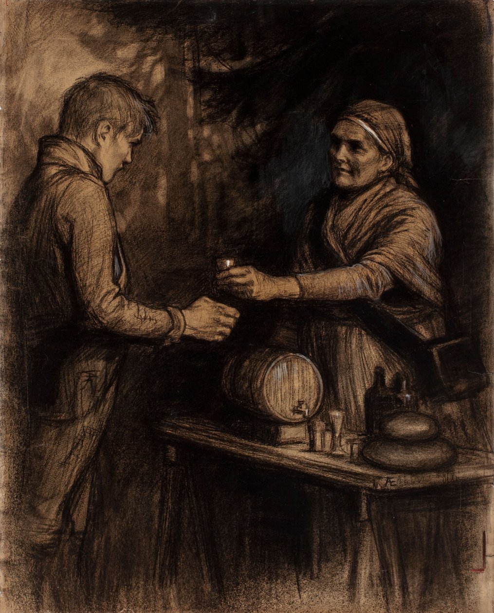 Uden titel af Albert Edelfelt