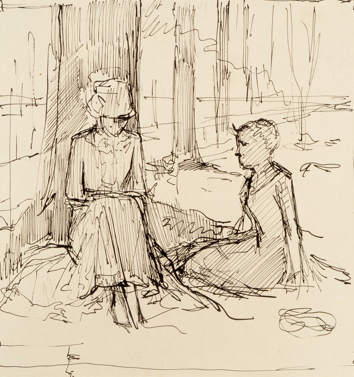 Uden titel af Albert Edelfelt