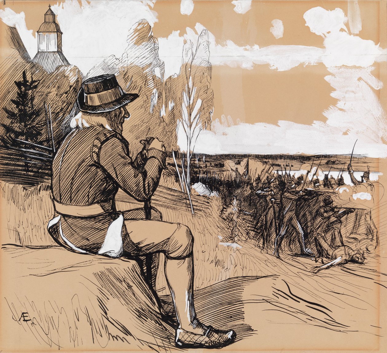 Uden titel af Albert Edelfelt