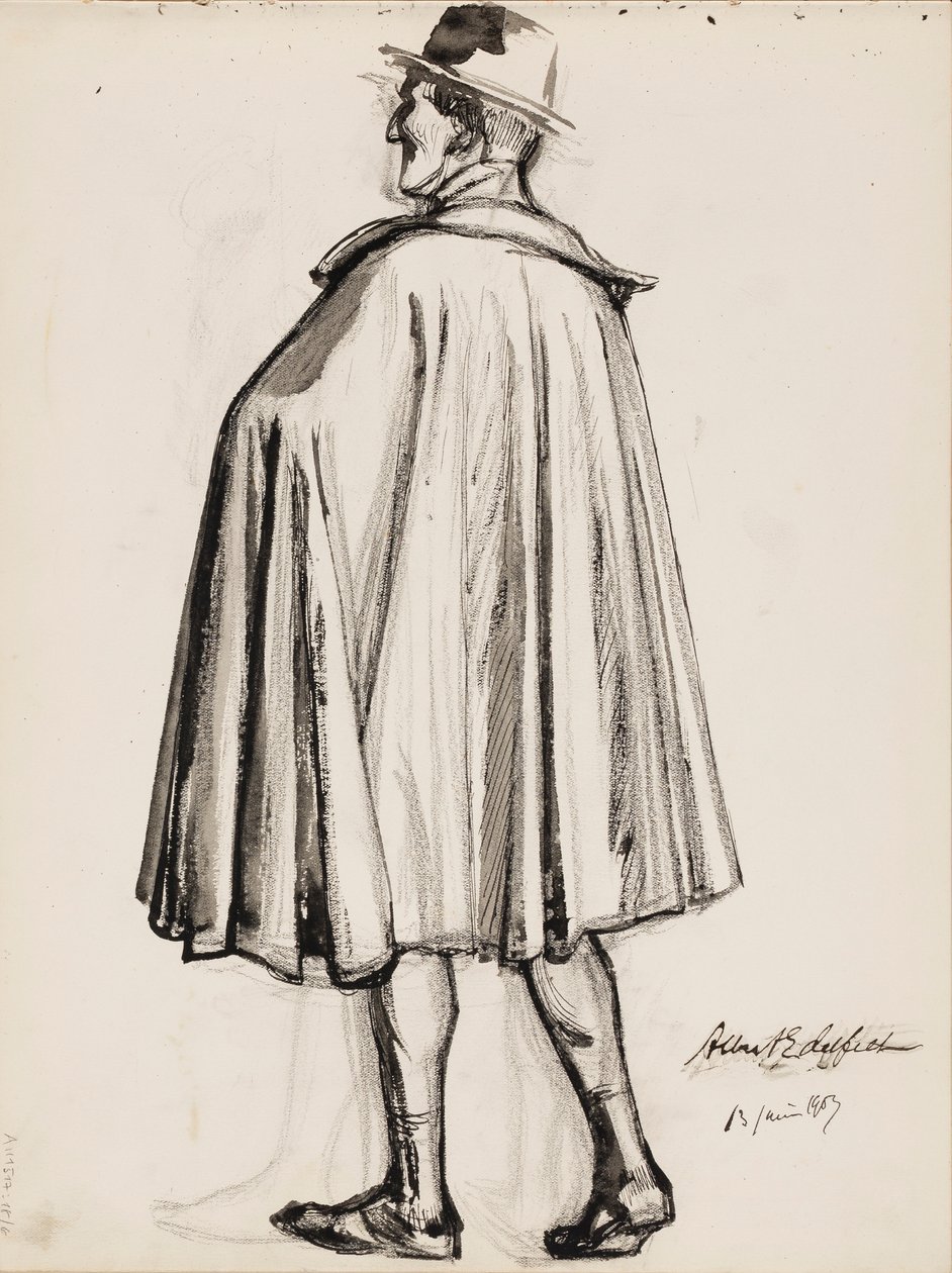 Mand i kappe af Albert Edelfelt