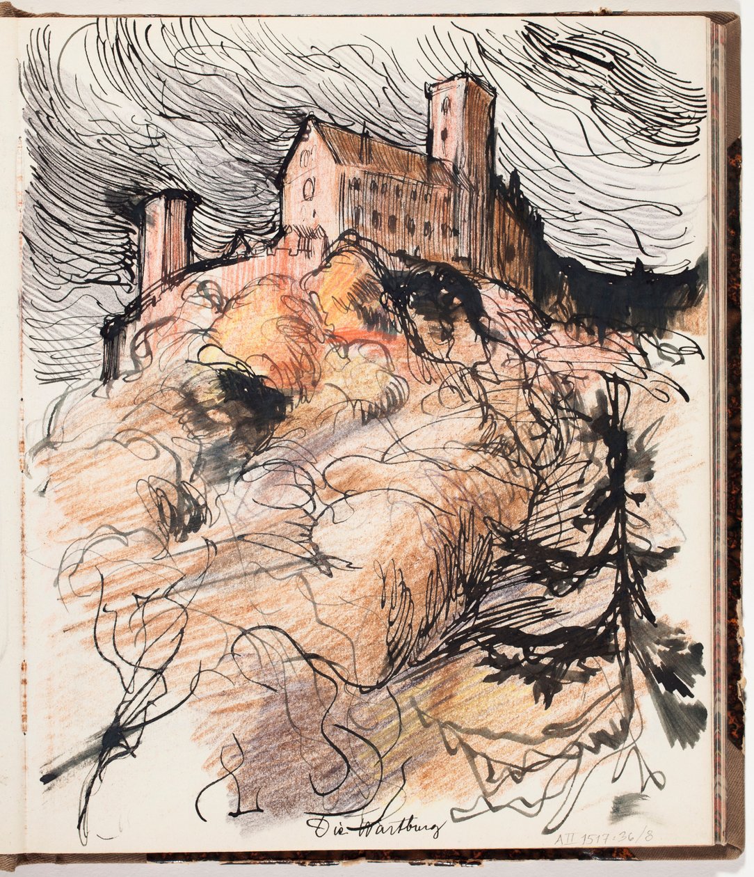 Wartburg Slot af Albert Edelfelt