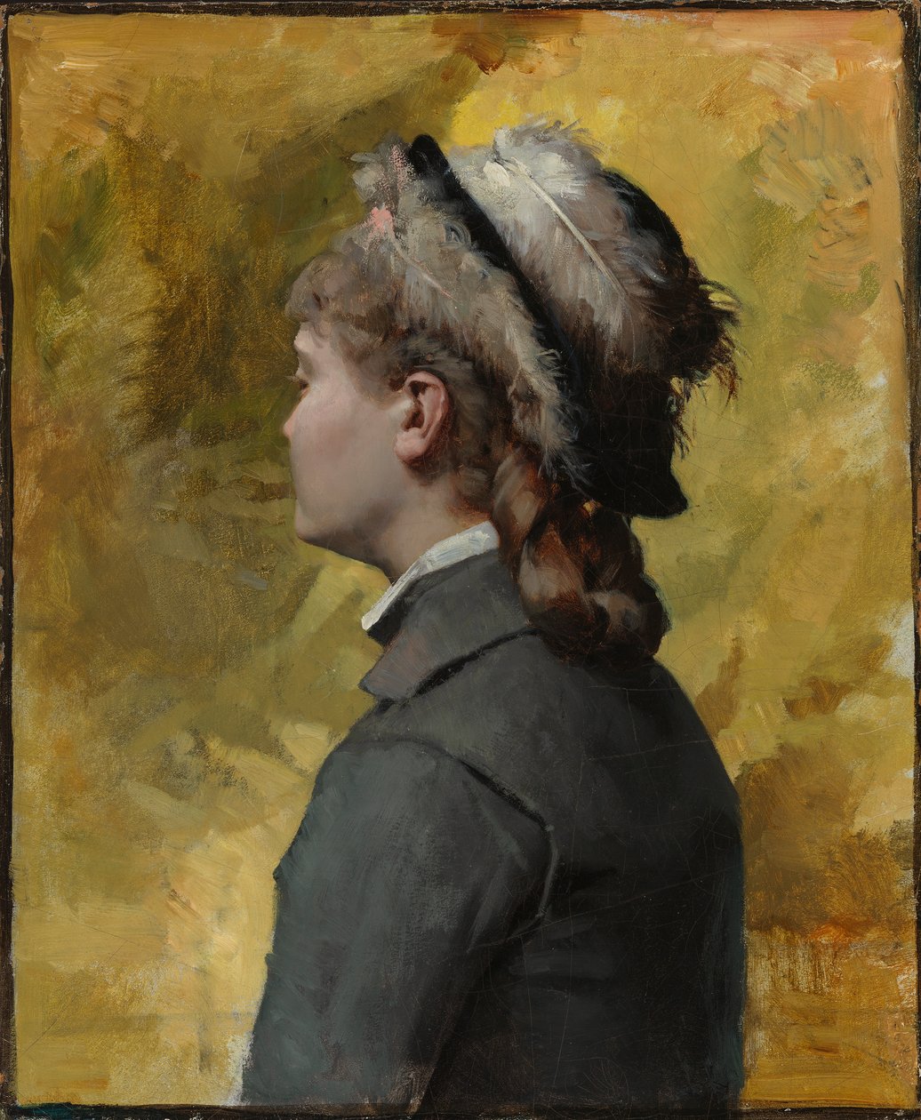 Ung kvinde i gråt af Albert Edelfelt