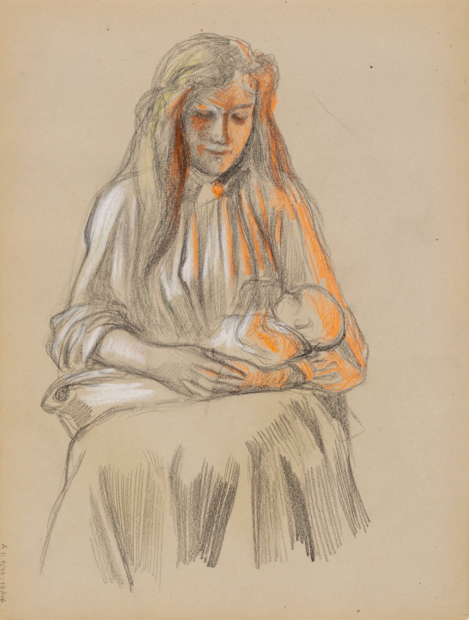 Mor og barn af Albert Edelfelt