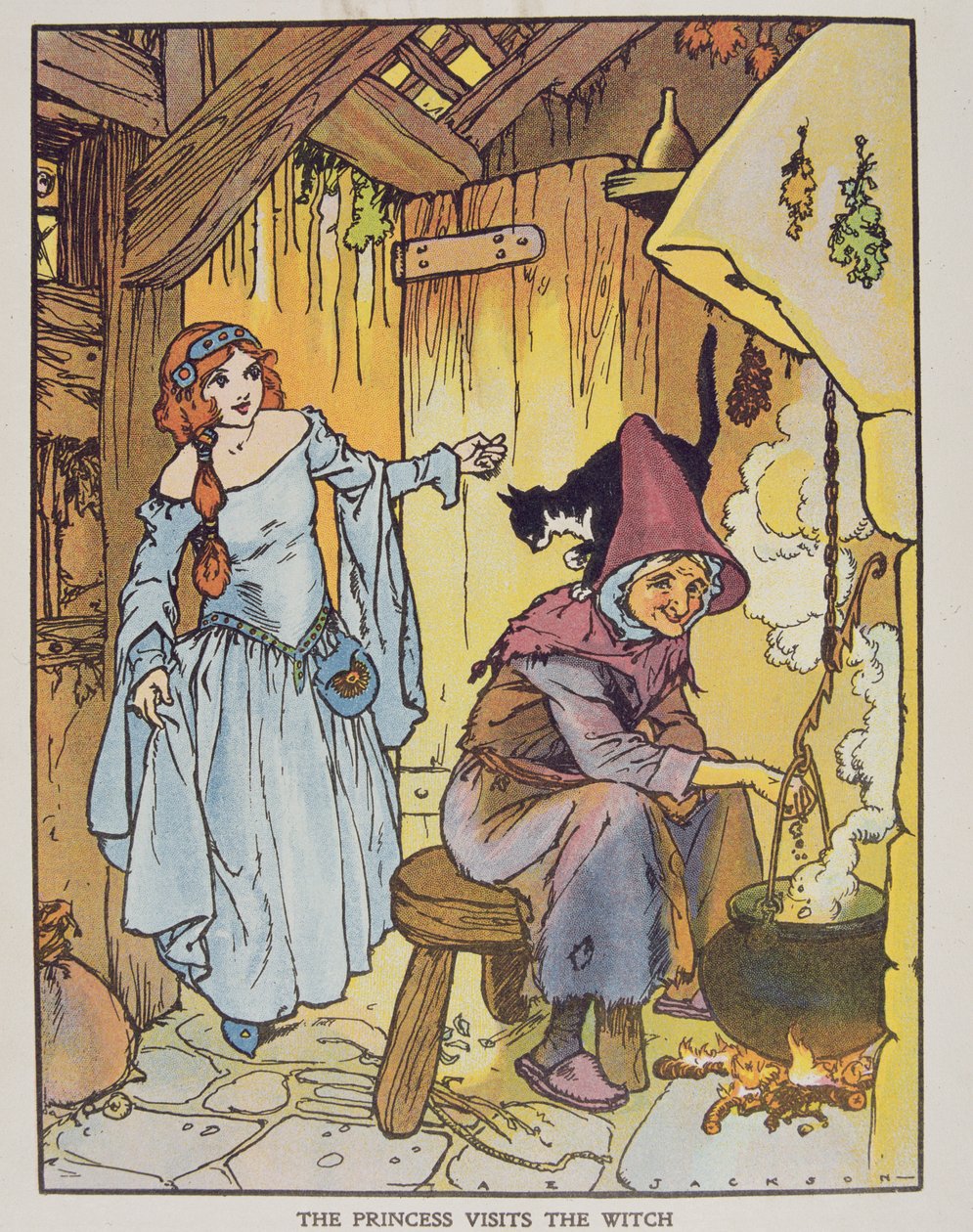 Prinsessen besøger heksen fra 