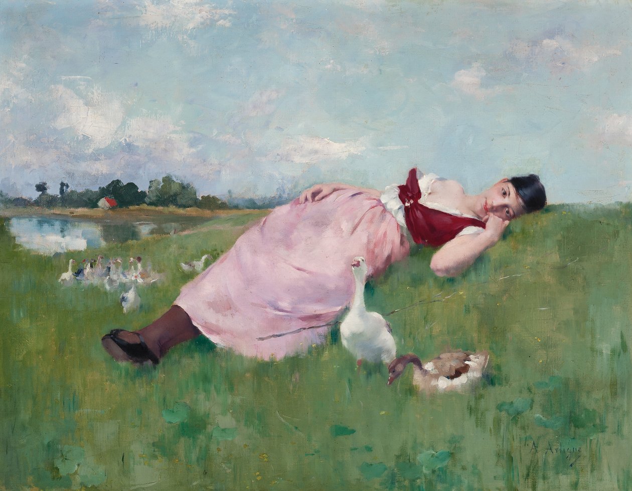 Gåsepigen af Albert Emile Artigue