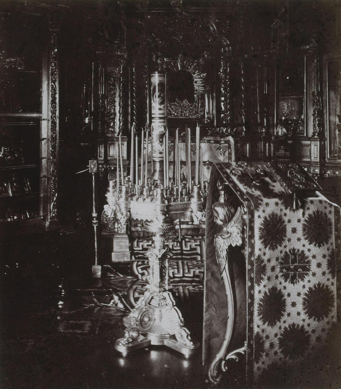 House Chapel ved Peter den Stores hytte i Petersborg, 1872 af Albert Felisch