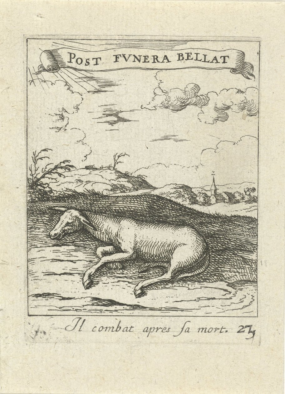 dødt æsel Moralizing Love Emblems (serietitel) Devises et emblesmes d