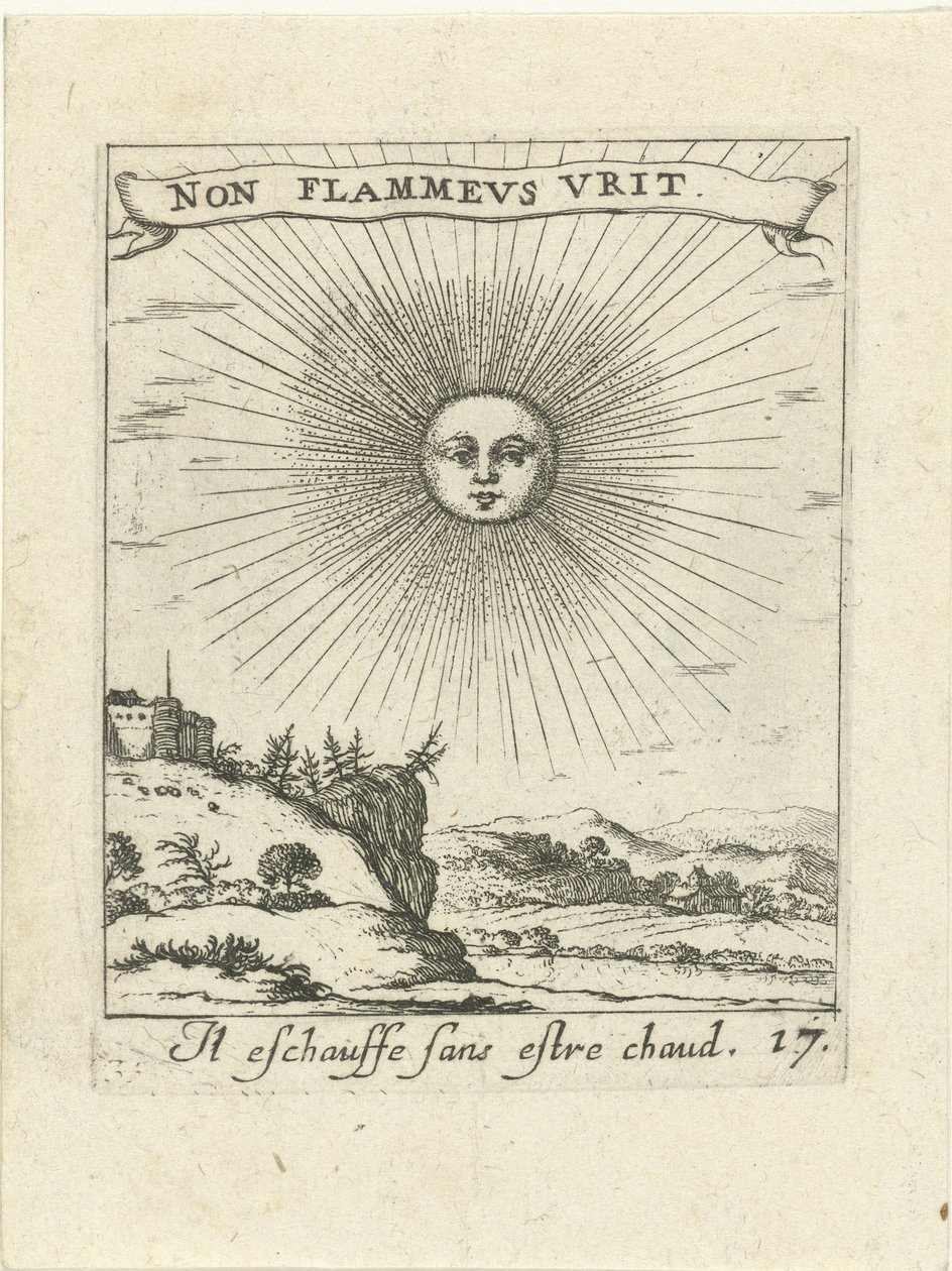 strålende sol Moralizing Love Emblems (serietitel) Devises et emblesmes d