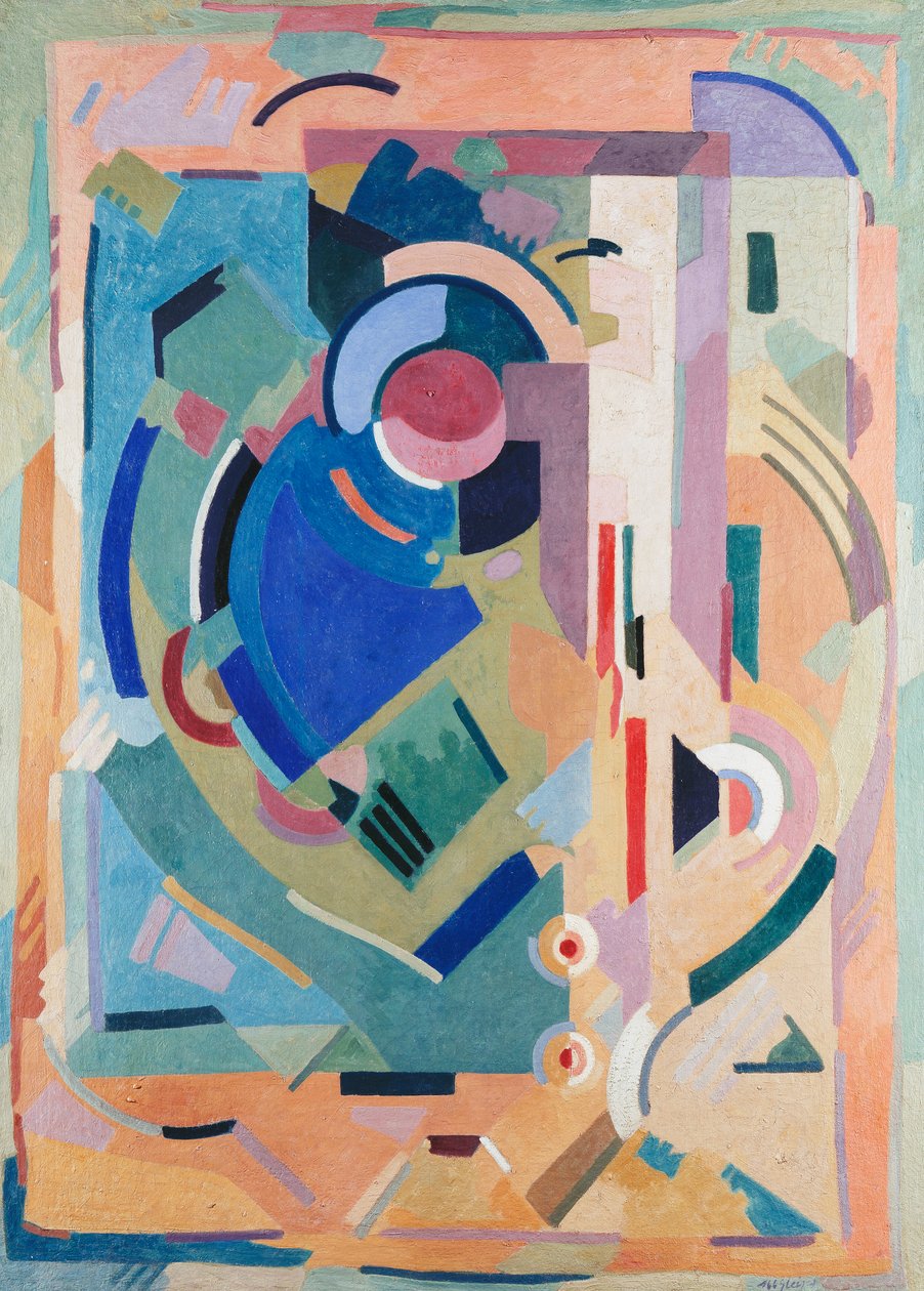 Abstrakt komposition; Abstrakt komposition af Albert Gleizes