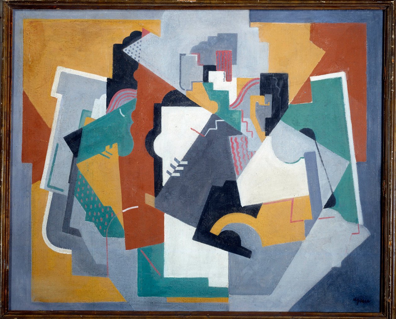 Komposition, 20. århundrede (olie på lærred) af Albert Gleizes