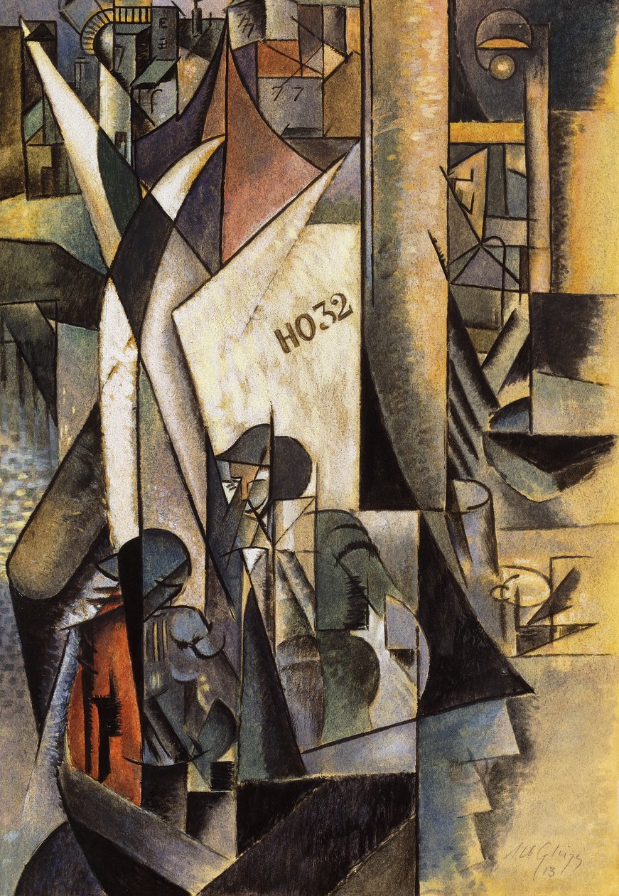 Fiskerbåde; Les Bateaux de Peche af Albert Gleizes