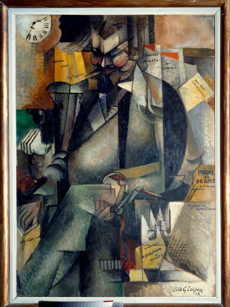 Portræt af Eugene Figuiere, fransk redaktør af Albert Gleizes