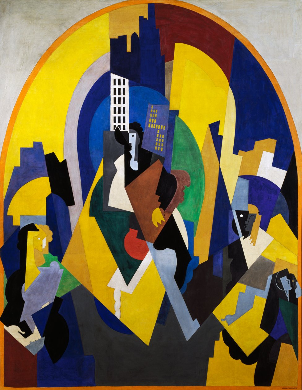 Punktvis plads i henhold til planen af Albert Gleizes