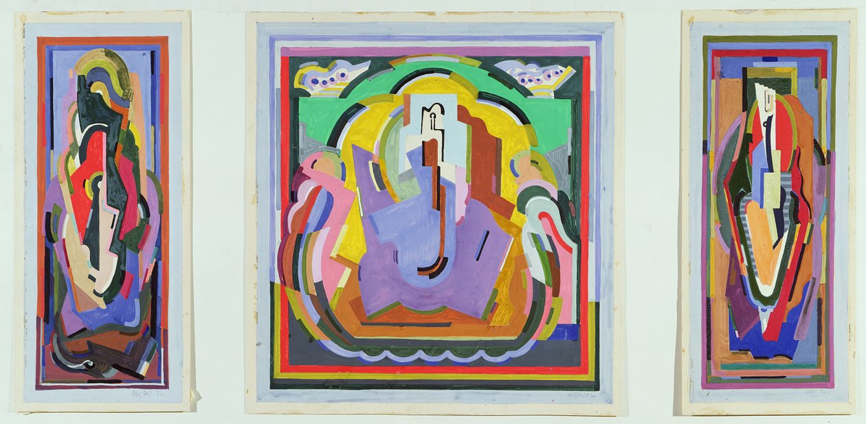 Studie til et triptykon af Albert Gleizes