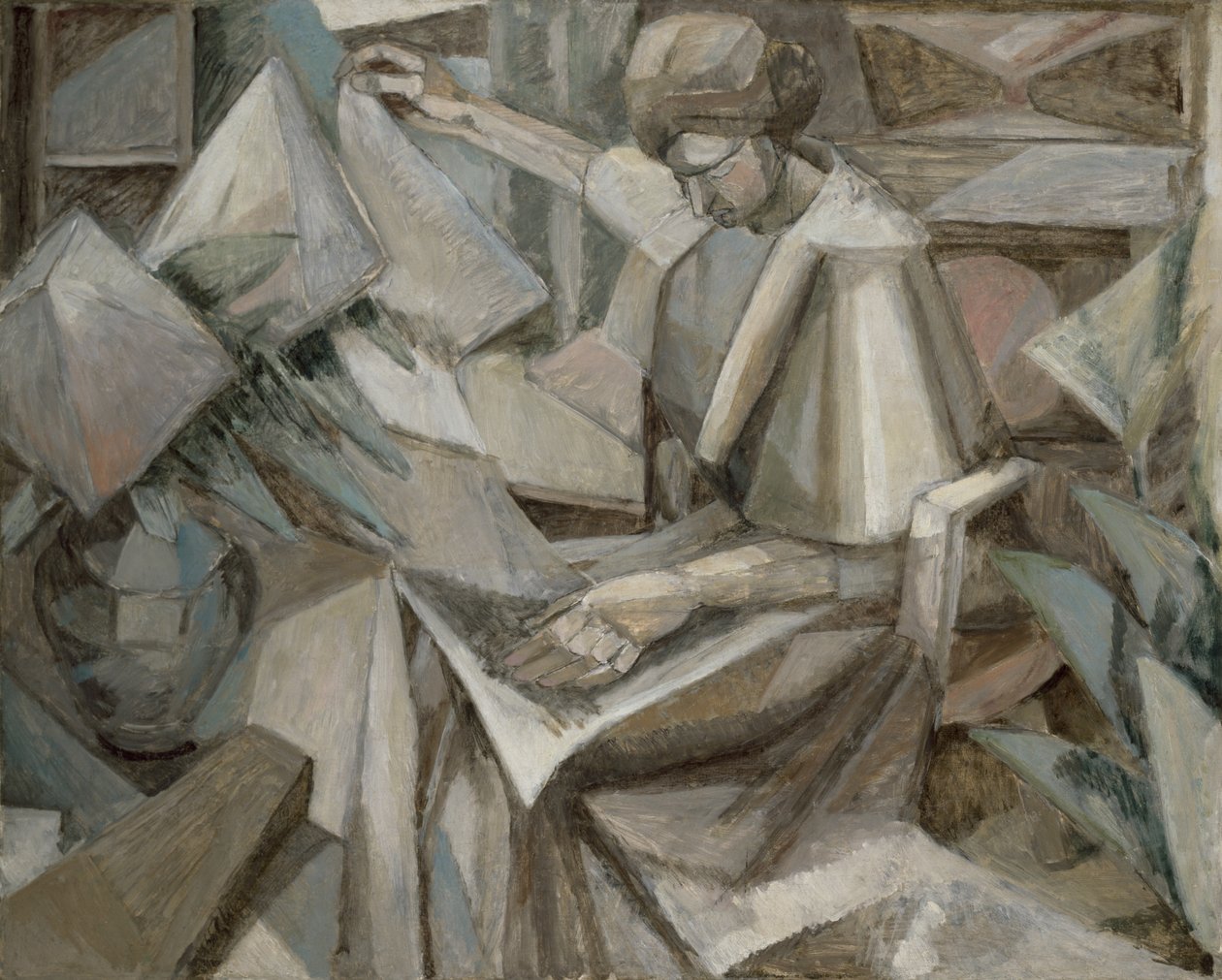 Kvinde med floks af Albert Gleizes