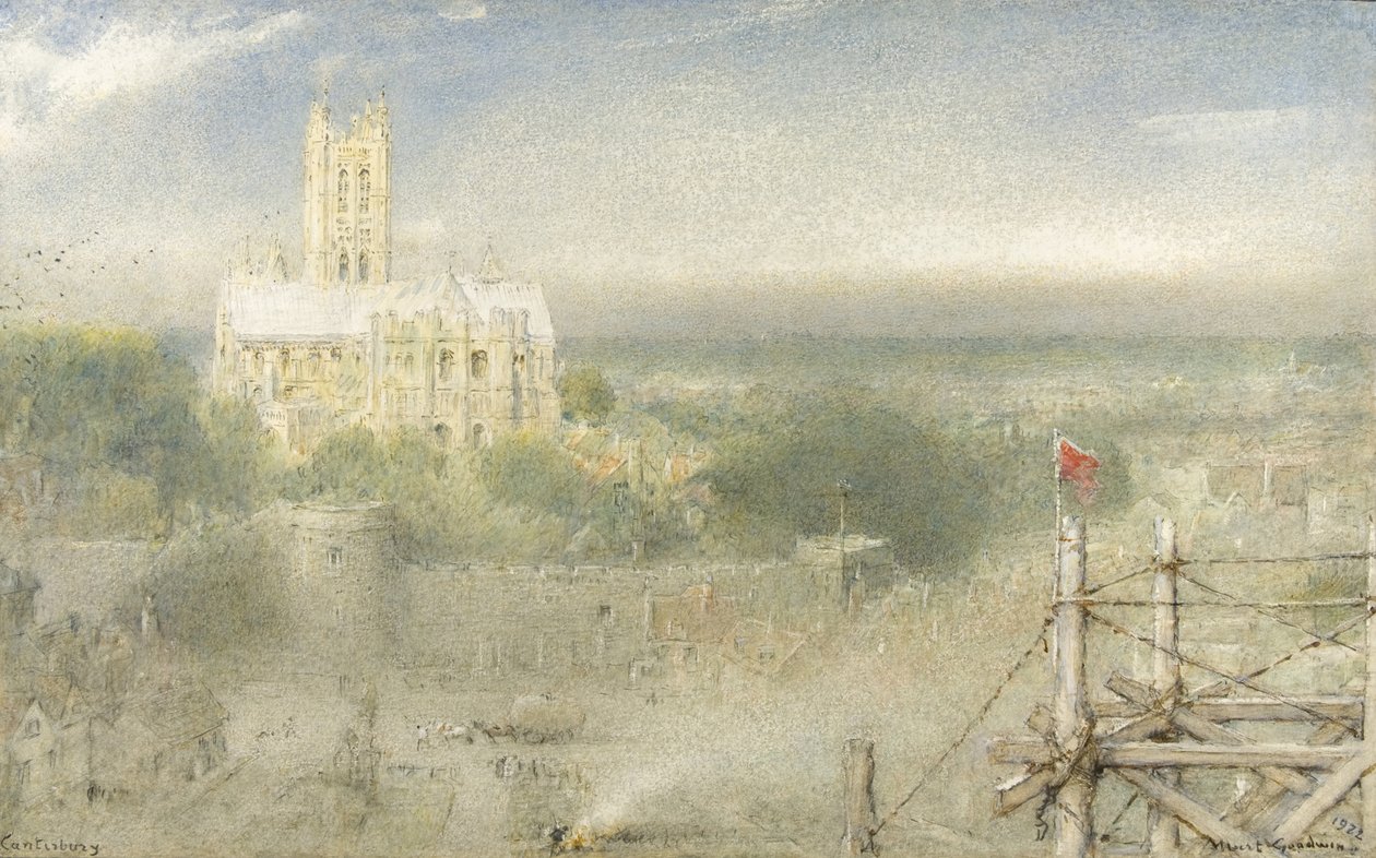 Canterbury af Albert Goodwin