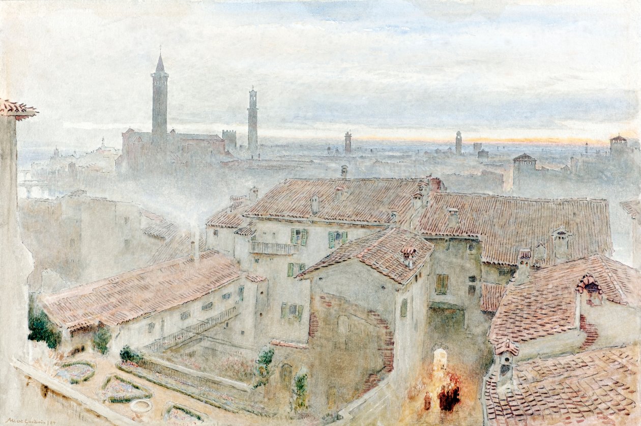 Firenze af Albert Goodwin