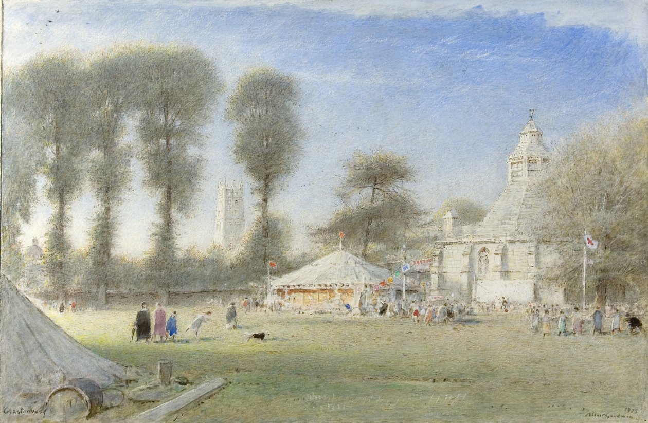 Glastonbury af Albert Goodwin