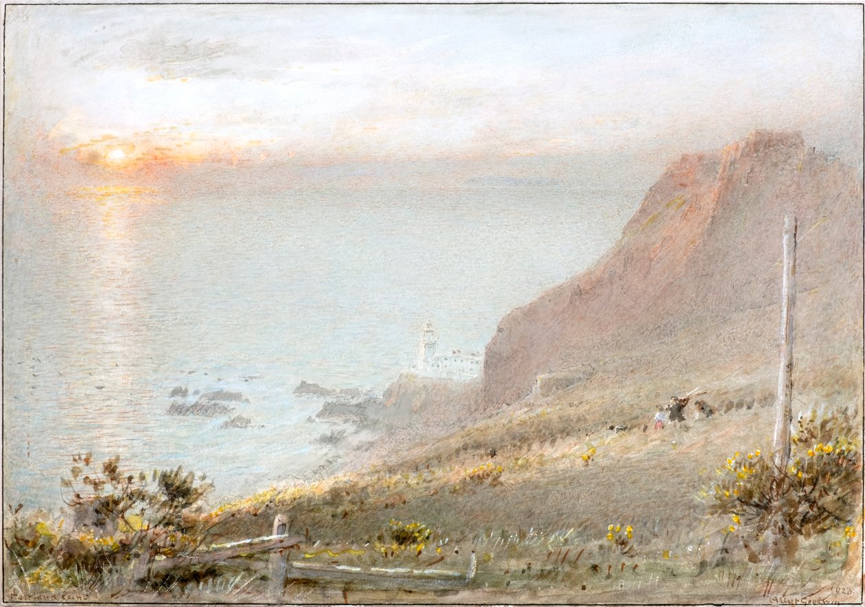 Hartland Point af Albert Goodwin