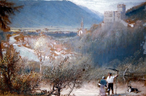 Landeck af Albert Goodwin